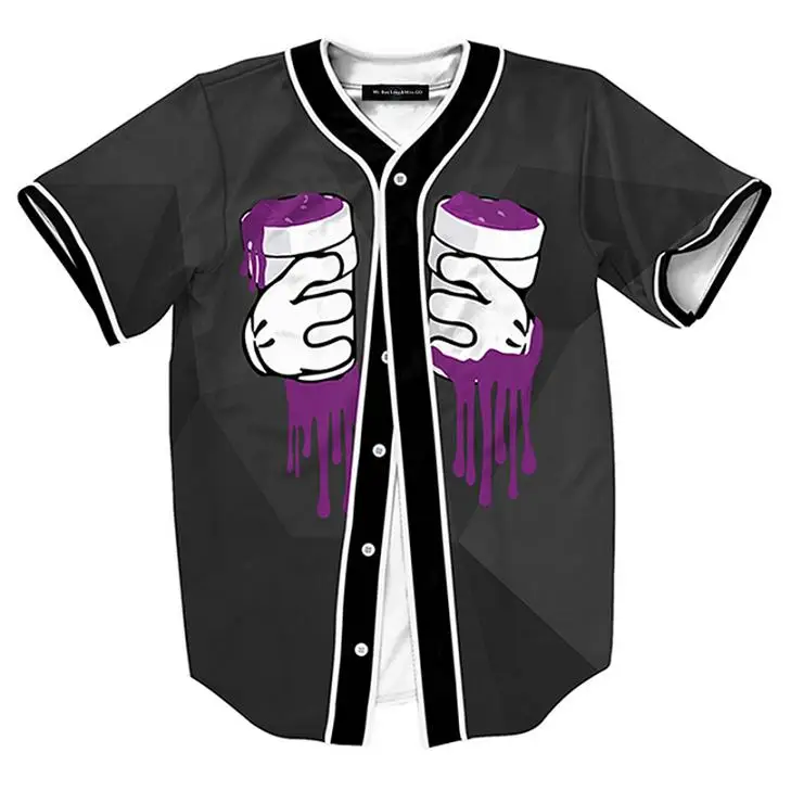 MTS130 Мужская рубашка с пуговицами, 3D, уличная одежда, футболки, рубашки в стиле хип-хоп, Bel Air, 23-Fresh Prince, на заказ, бейсбольная Футболка - Цвет: 6