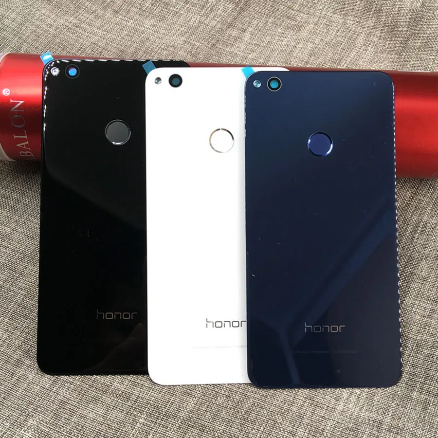 Заднее стекло для huawei Honor 8 крышка батареи с кнопкой отпечатков пальцев Flex для huawei Honor 8 Lite крышка батареи задняя дверь Чехол