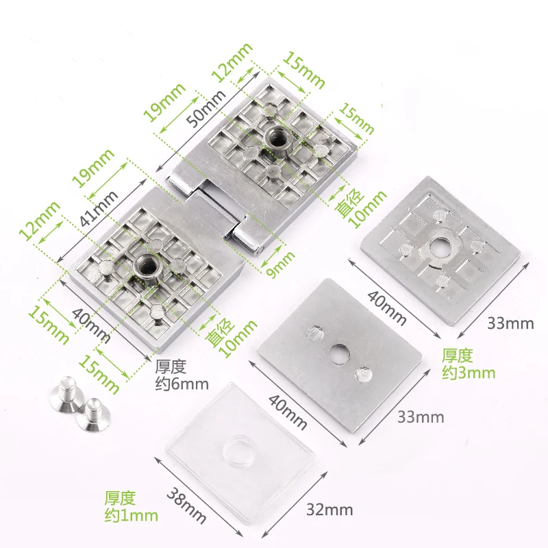 1 шт. одностороннее, двухстороннее петли для стеклянных дверей Шарнир сплав цинка винный шкаф со стеклянными дверцами двери