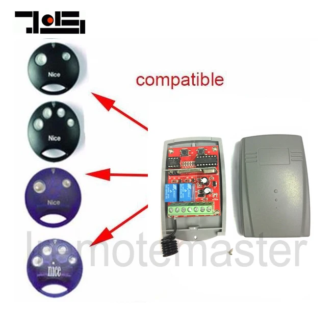 For SMILO receiver 433mhz DC 12-24V rolling code