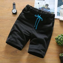 Мужские хлопковые шорты до колена, мужские шорты, мужские летние модные повседневные свободные, большой размер, эластичный пояс, повседневные шорты, пляжные шорты