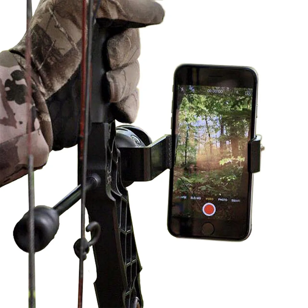 Smartphone Bow Mount Phone Holder for Compound and Recurve Bow Archery