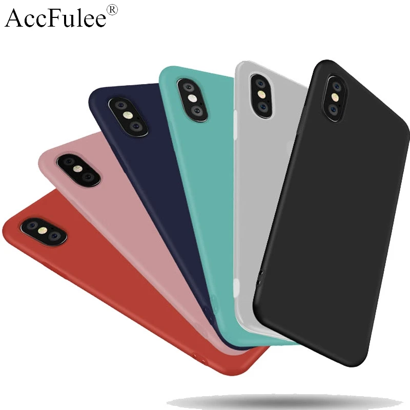 

Color Matte Candy TPU Case for iPhone 4 4S 5S SE 5C 6 6S 7 8 Plus X XR XS Max Candy Soft Back Cover