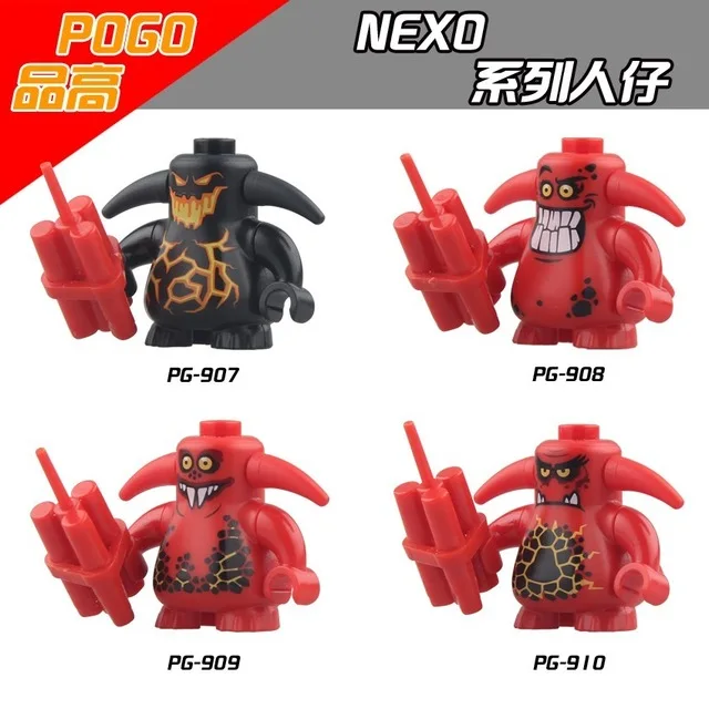 POGO 4pcs PG8008 Nexo Knights Castle Warrior Clay Macy Balrog Building Blocks Gift Nexus Baby Toys baby-building-blocks : image POGO 4pcs PG8008 Nexo Knights Castle Warrior Clay Macy Balrog Building Blocks Gift Nexus Baby Toys baby-building-blocks