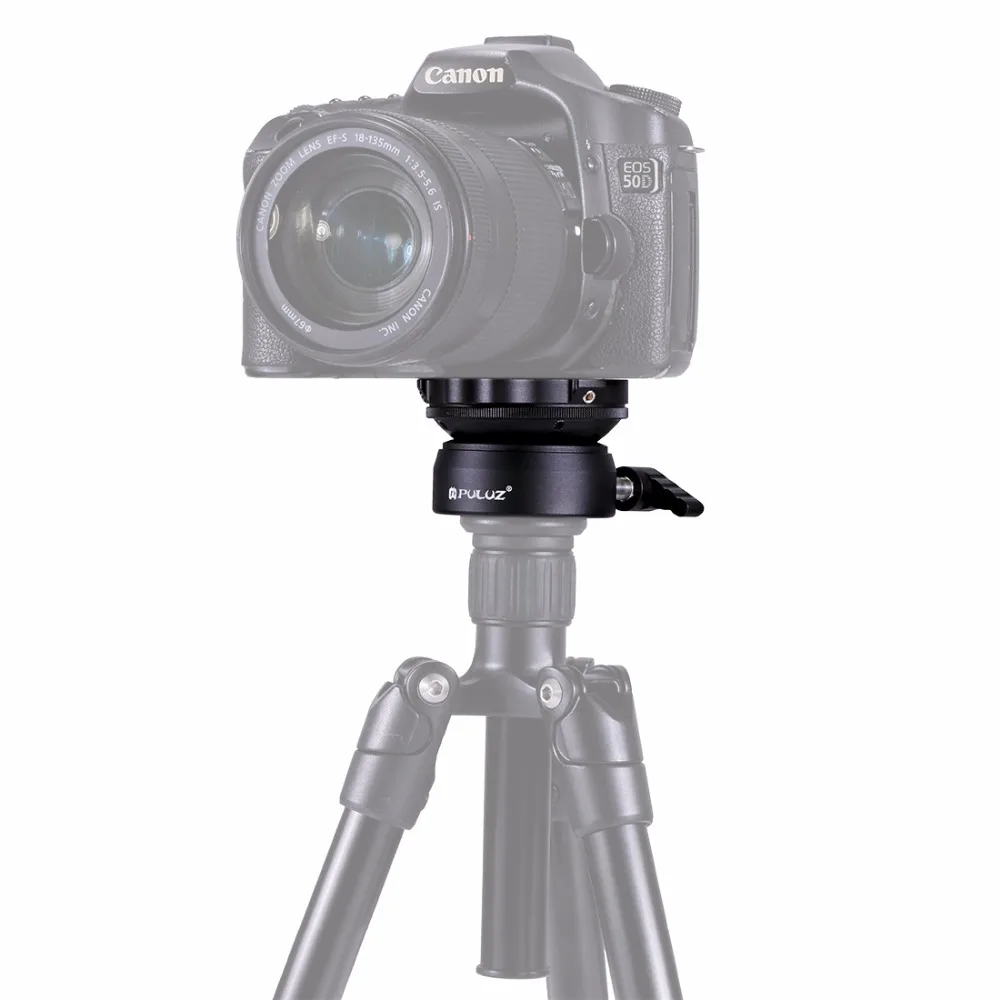 PULUZ 1/4 inch Thread Dome Professional Tripod Leveling Head Base with