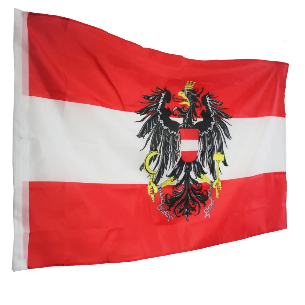 3X5 Австрия с флагом орла австрийский гребень Крытый открытый офис/активность/парад/Фестиваль/украшение дома баннер