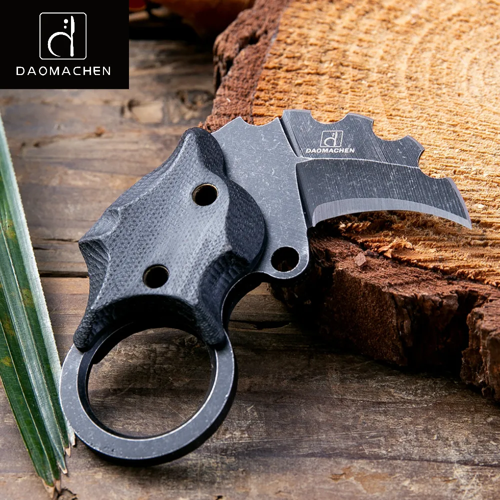 Цена DAOMACHEN мини karambit коготь нож карманный нож Открытый Отдых Джунгли выживания битва коллекция охотничьи ножи Бесплатная доставка