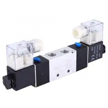 4V220-08 Электрический Соленоидный клапан 1/" Впускной поток пневматический соленоидный воздушный клапан 2 положения 5 способ