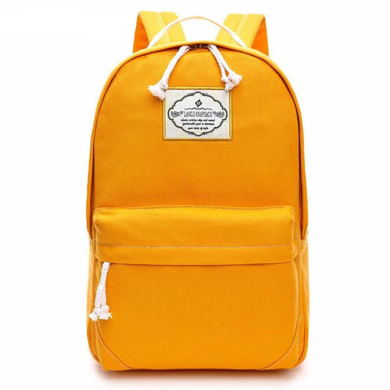 Vintage Fashion Canvas Backpacks for Teenage Girls Middle School Students School Bag Women Men Laptop Backpack