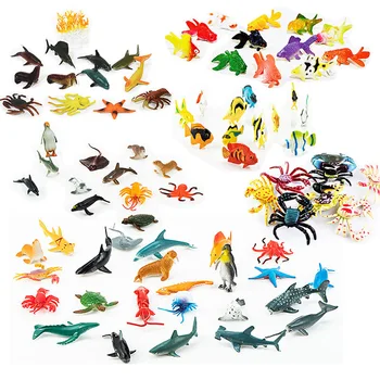

88 Kinds Simulation Sea Life Animal Action Figures 6-10CM PVC Figure Collectible Toys Animals Soft Rubber Toys