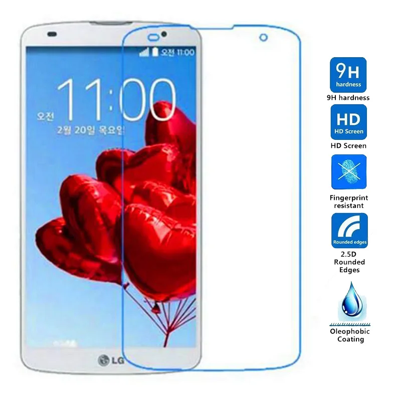 Закаленное стекло 9H для LG G Pro2 Pro 2 F350 D837 D838 Защитная пленка экрана Joy H220 H222 Y30 LTE |