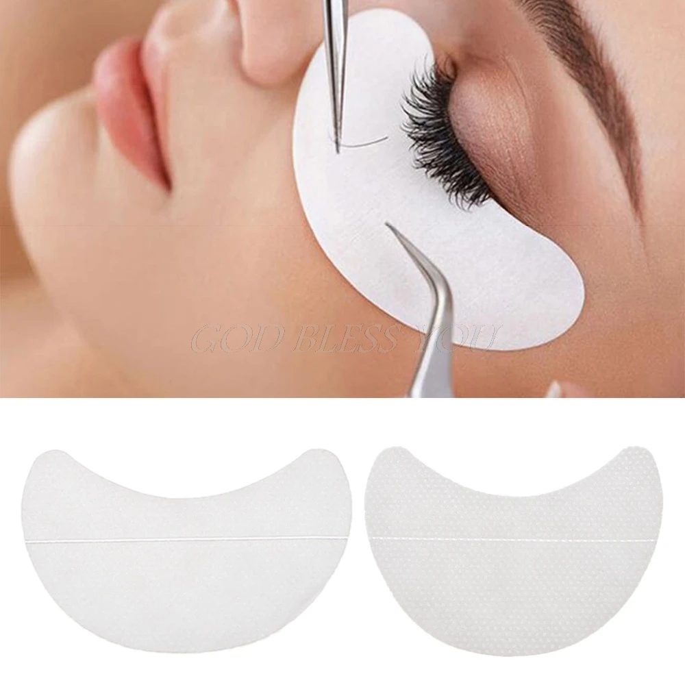 

10 Pcs Paper Patches Under Eye Pads Eyelash Extension Tips Sticker Wraps Makeup