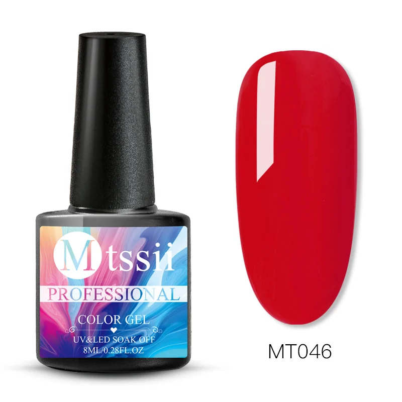 Mtssii, 8 мл, чистый, 255 цветов, Гель-лак для ногтей, для ногтей, замачивается, для маникюра, УФ-Гель-лак, сделай сам, для украшения ногтей, маникюрный лак - Цвет: S01463