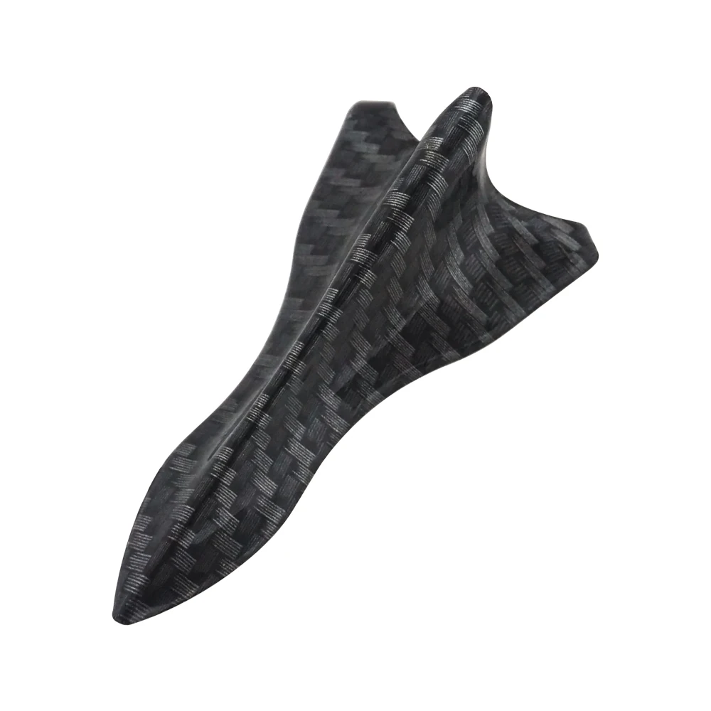 Universal Car Roof Shark Fin Decorative Aerial  Cover Sticker Base Roof Carbon Fiber Style For BMW Car Exterior Accessories