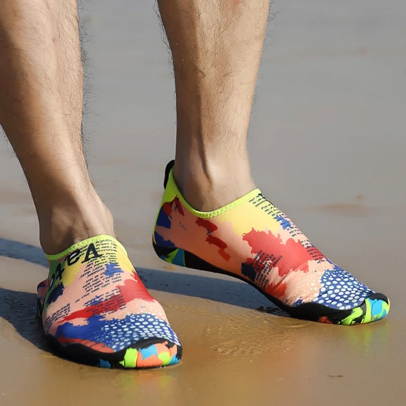 

Men women beach swimming water adult neutral Beach soft seaside shoes speed dry light breathable upstream Creek shoes