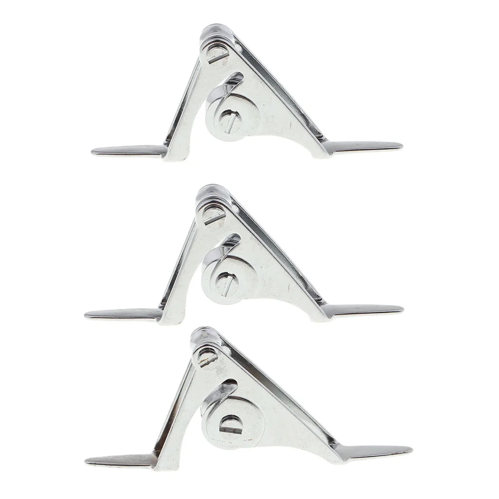 3PCS Stainless Steel Fishing Rod Roller Guide for Boat Slow Casting or Trolling Game Tip Top Ring Fishing Accessories