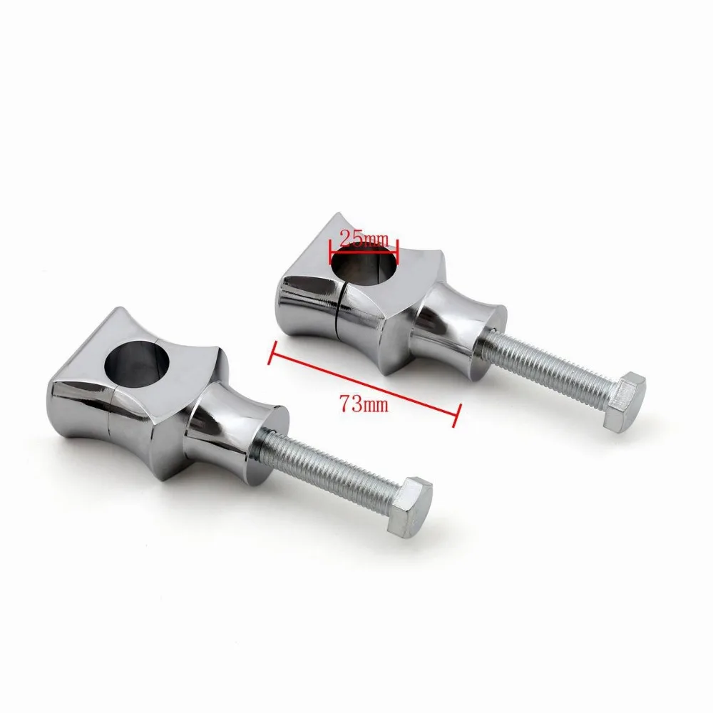 RUOCH MotorcycleHandlebar Riser Clamps Mount for Harley Davidson Honda Shadow VTX 1800 Retro Kawasaki Vulcan 900 (2)