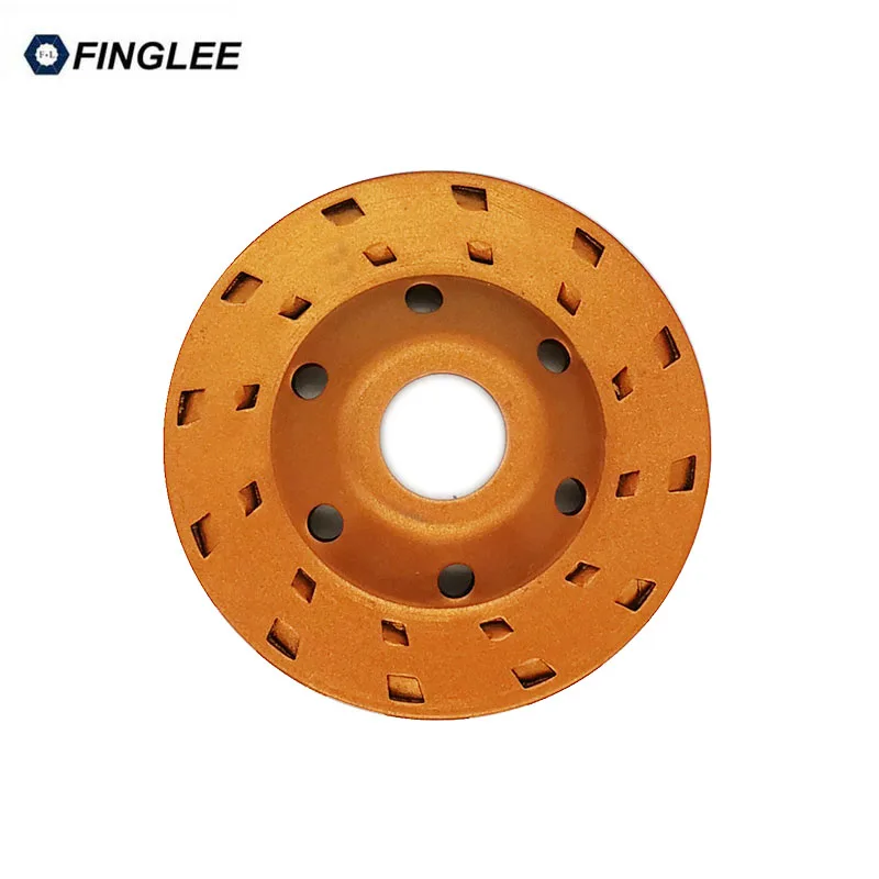 Inner Hole 22.23mm Unique Style 4 inch/100mm Diamond Grinding Cup Wheel Stone Concrete Marble Tool Diamond Polishing Pads