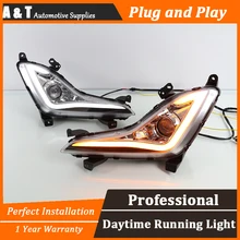 A T car styling For Hyundai Elantra LED DRL For Elantra led fog lamps daytime running