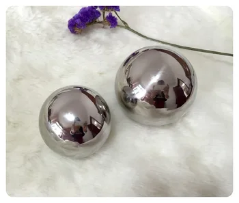 

8 PCS 63MM Stainless Steel Hollow Ball Mirror Polished Shiny Sphere For Kinds of Ornament and Decoration