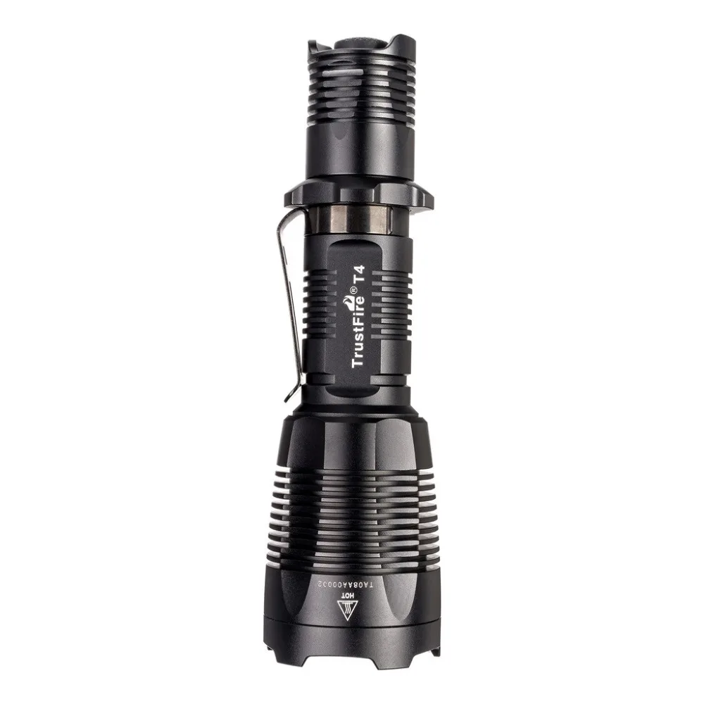

1000Lm T4 LED Flashlight Torch Remote Pressure Switch 5 Mode Waterproof Rechargeable Non-adjustable Self Defense #5M29