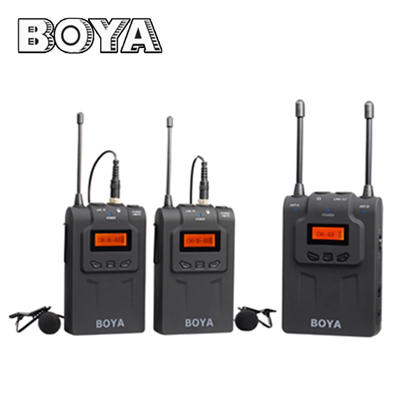 BOYA BY WM6 UHF Wireless Microphone System Omni