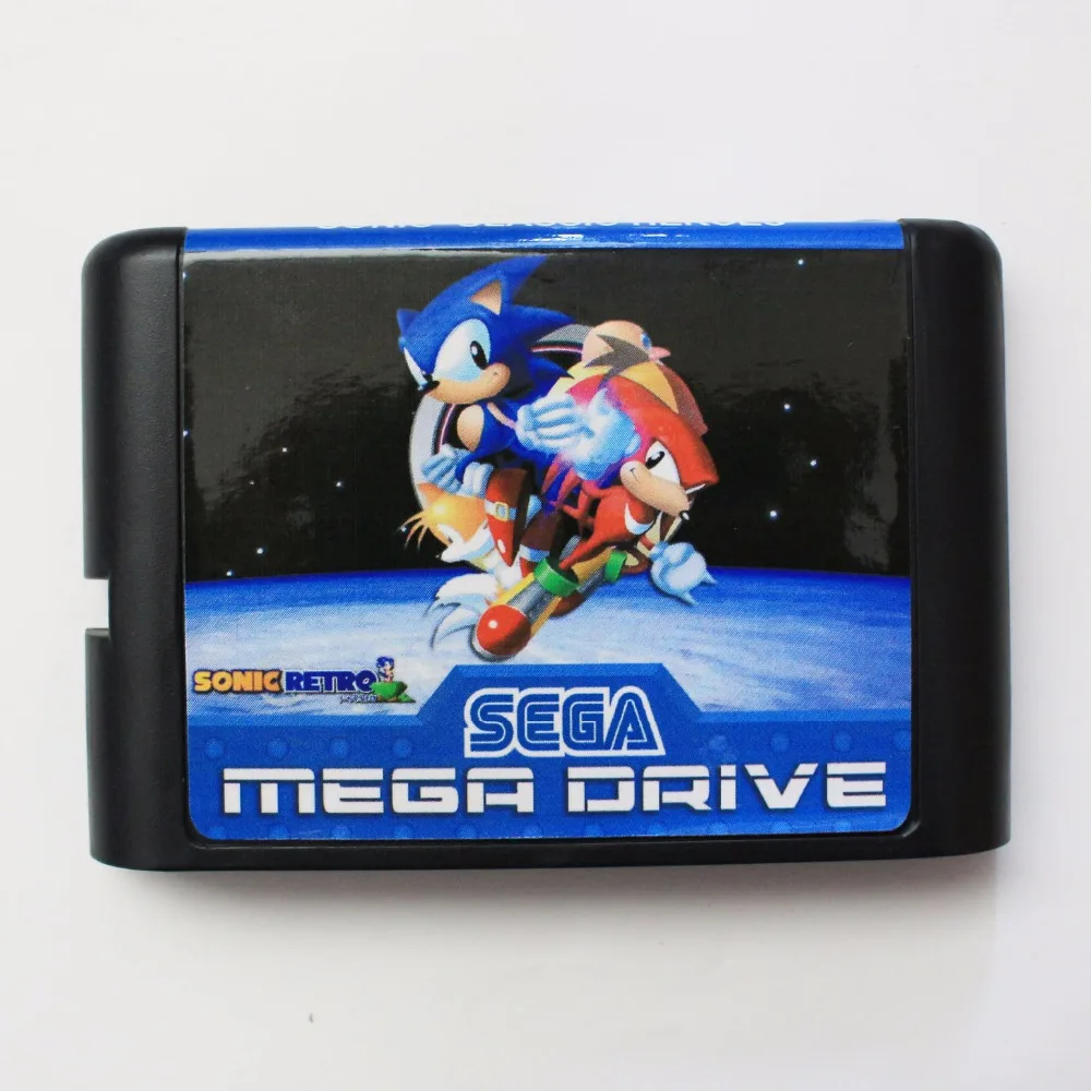 Игровая карта Sonic Classic Heroes 16 bit MD для Sega Mega Drive Genesis | Электроника