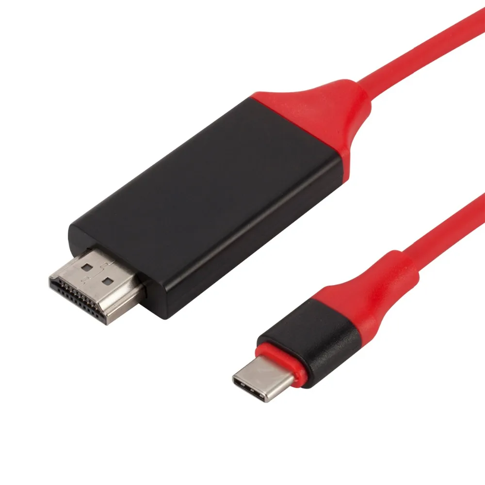USB 3,1 USB-C к 4K адаптер HDMI HDTV type C(Thunderbolt 3) штекер HDMI кабель для samsung Galaxy S9 S8 Macbook huawei P20