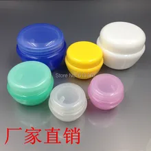 100 шт 10 г 10 косметический контейнер пластиковая бутылка баночки для крема косметическая маска суб-розлива с винтовой крышкой маленький канистра пластиковый контейнер для макияжа