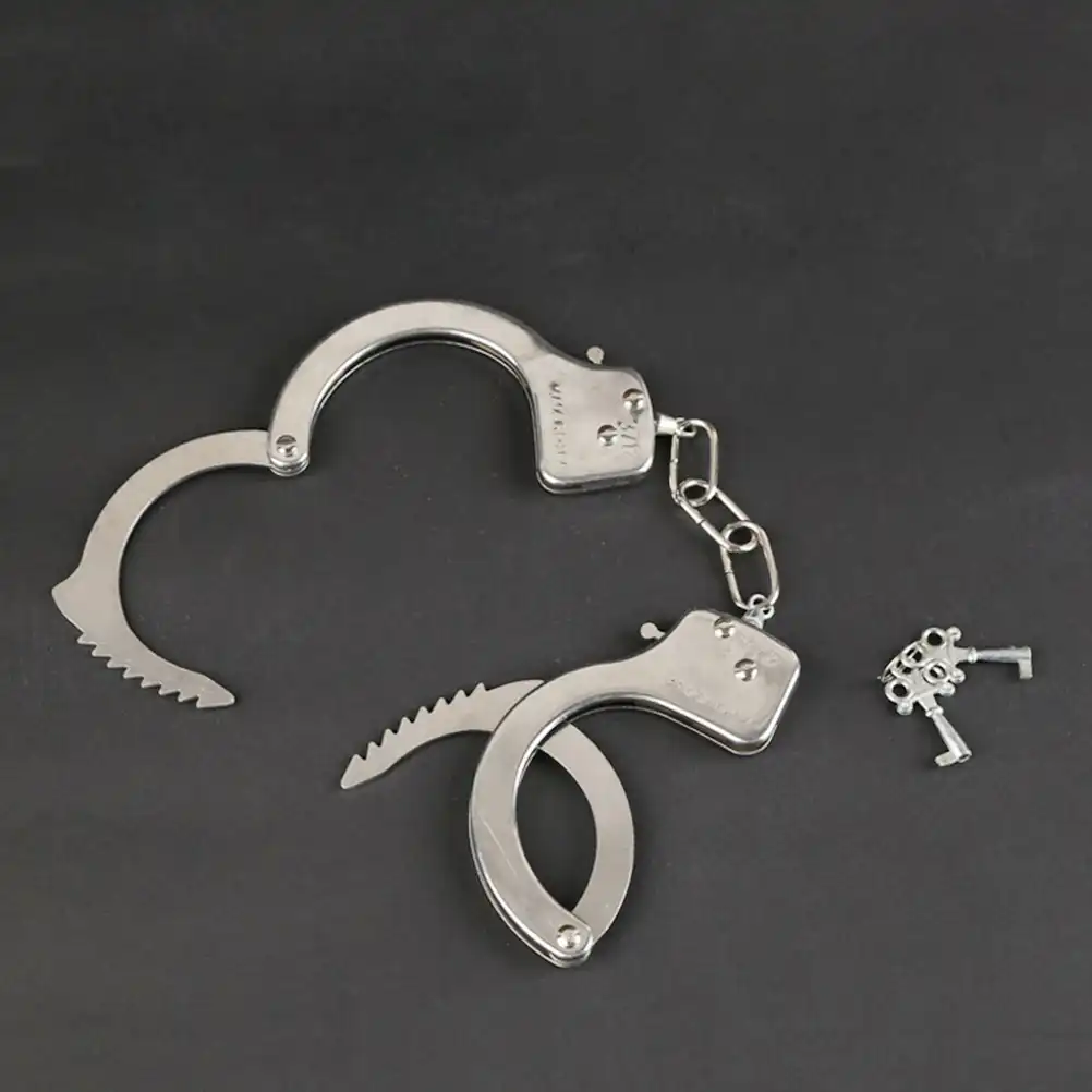 toy metal handcuffs