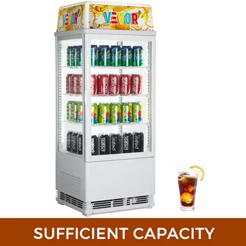 

2-3/4 cu. ft. Commercial Beverage LED Lighted Display Refrigerator Merchandiser