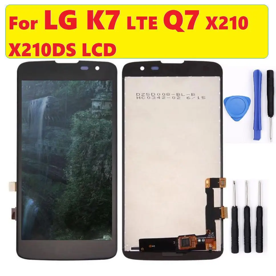 Испытание 100% 5 0 &quotдля LG K7 LTE Q7 X210 X210DS ЖК-дисплей Дисплей Сенсорный экран планшета в
