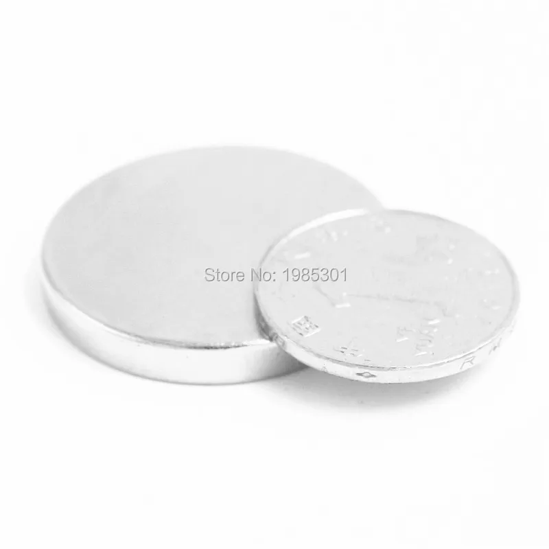 

50pcs Strong Round Dia 35mm x10mm N35 Rare Earth Neodymium Magnet Art Craft Fridge