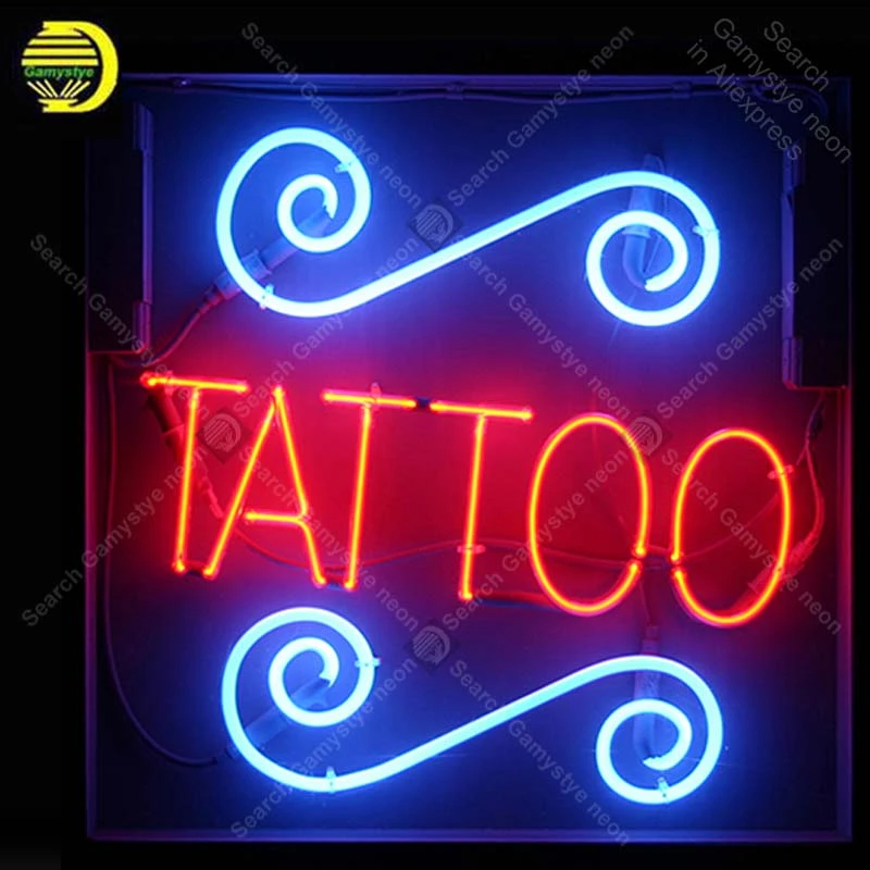 New Tattoo Shop Bar Cub Party Light Lamp Decor Neon Sign 17"x14" New Tattoo Shop Bar Cub Party Light Lamp Decor Neon Sign 17"x14"