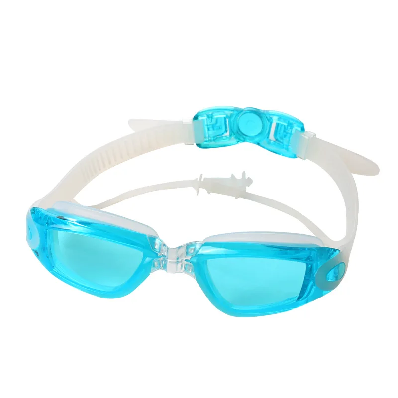 Очки для плавания красочные бассейн женские плавательные противотуманные очки водонепроницаемые очки для плавания HD противотуманные УФ регулируемые