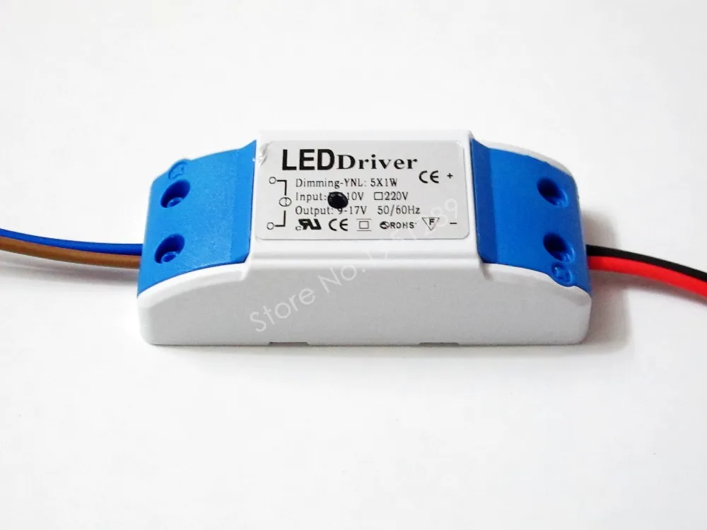 LED-Treiber Netzteil 4-7x1W 300mA Plastik-Gehäuse vi-ws-vi 