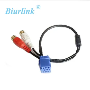 

for Volkswagen Blapunkt ISO 8Pin Car Radio RCA Aux cable Audio Cable Adapter