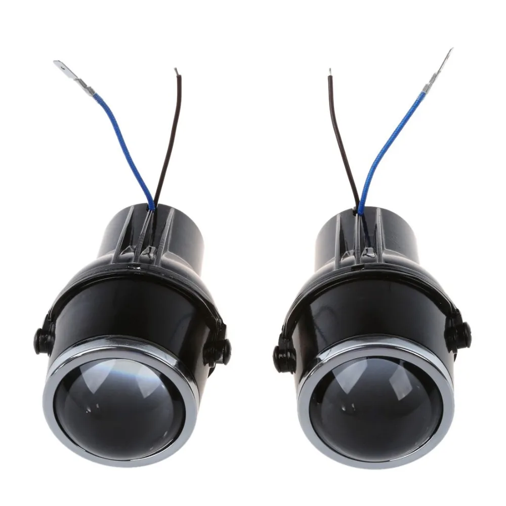 Online Nueva 2 piezas 55 W H3 Universal HID Xenon halógeno niebla bombilla lámpara Auto Lens
