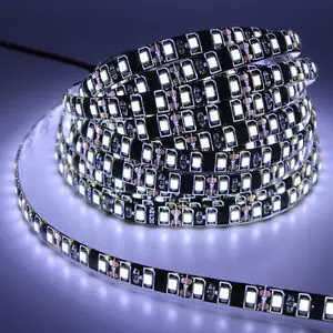 

5M black PCB 3528 2835 SMD strip light waterproof 300/600 LED Ribbon Tape lamp