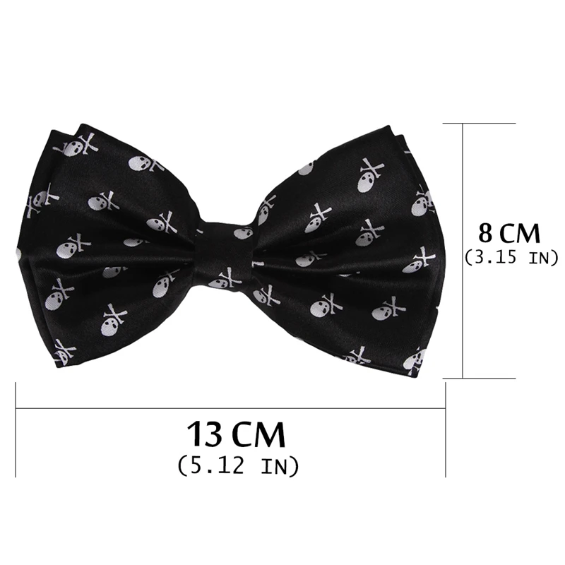 Модная белая музыкальная нотка, черный галстук-бабочка для мужчин, смокинг в стиле унисекс вечерний галстук-бабочка, бренд изящных аксессуаров