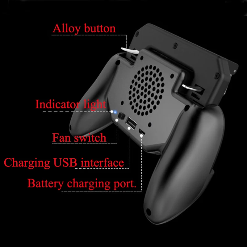 Gamepad for PUBG Mobile Game Controller Trigger L1R1 Shooter Joystick-8