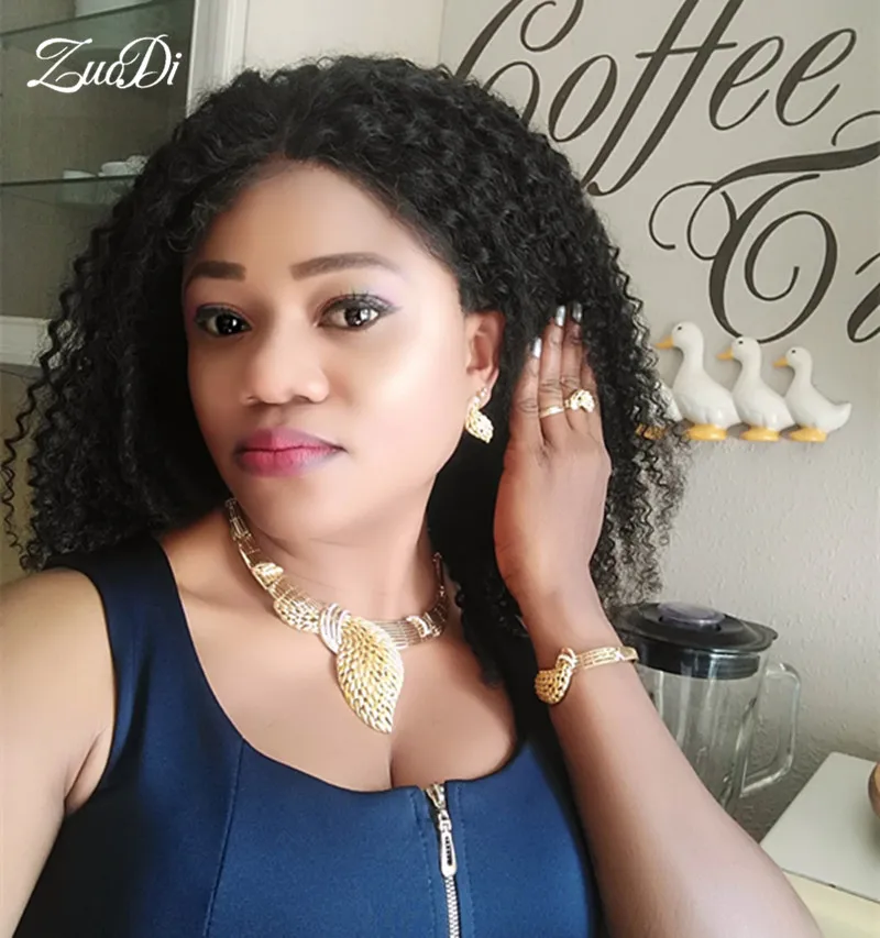 

ZuoDi 2019 Dubai gold Bridal Jewelry Sets Brand Nigerian wedding women accessories jewelry set Wholesale statement jewelry set