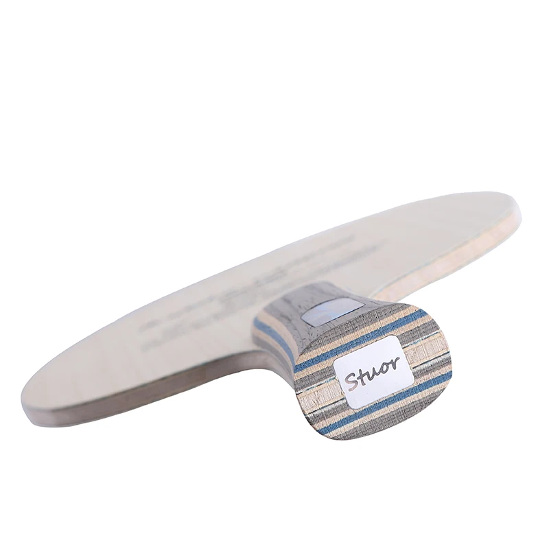 Stuor تنس طاولة مضرب الطابق سبع طبقات من ألياف الكربون تنس طاولة شفرة ملك فراشة