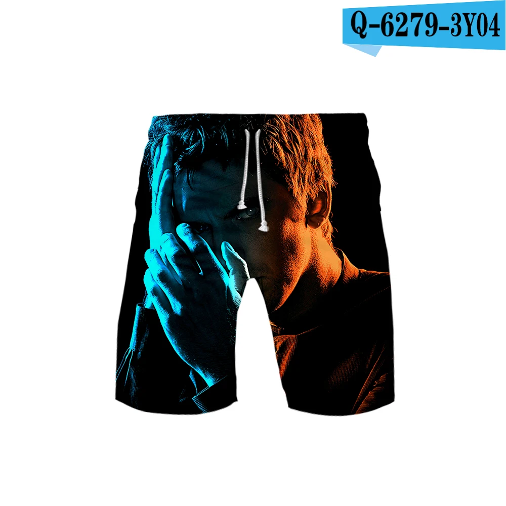 Легион фильм 3D пляжные шорты мужские трусы анти-ух шорты печать плавание SurfinMg шорты летние тянущиеся эластичные талии шорты - Цвет: 3D