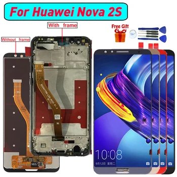 

For Huawei nova 2s Display LCD Screen Digitizer Assembly For Huawei nova 2s display screen lcd module Black White Gold Blue Red