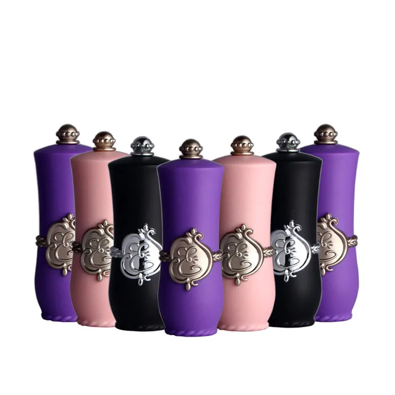 

Luxury Empty Lipstick Tube Pink/Black/Purple Make up Lips Cosmetic Containers Packaging Mini DIY Lipstick Bottles 20pcs/lot