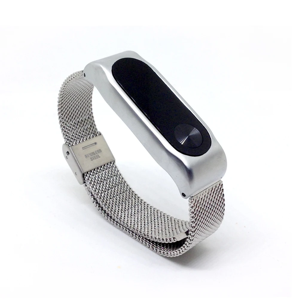 Оригинальный металлический ремешок Mijobs для браслетов MiBand 2 браслет из