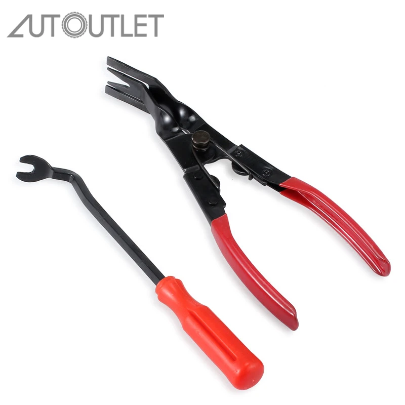 AUTOUTLET Автомобильная дверная накладка зажим для удаления плоскогубцы крепежный инструмент авто дверное устройство для снятия обивки панели автомобильные аксессуары для технического обслуживания