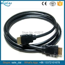 Alta Qualidade 1.5 m Preto Cabo HDMI Linha