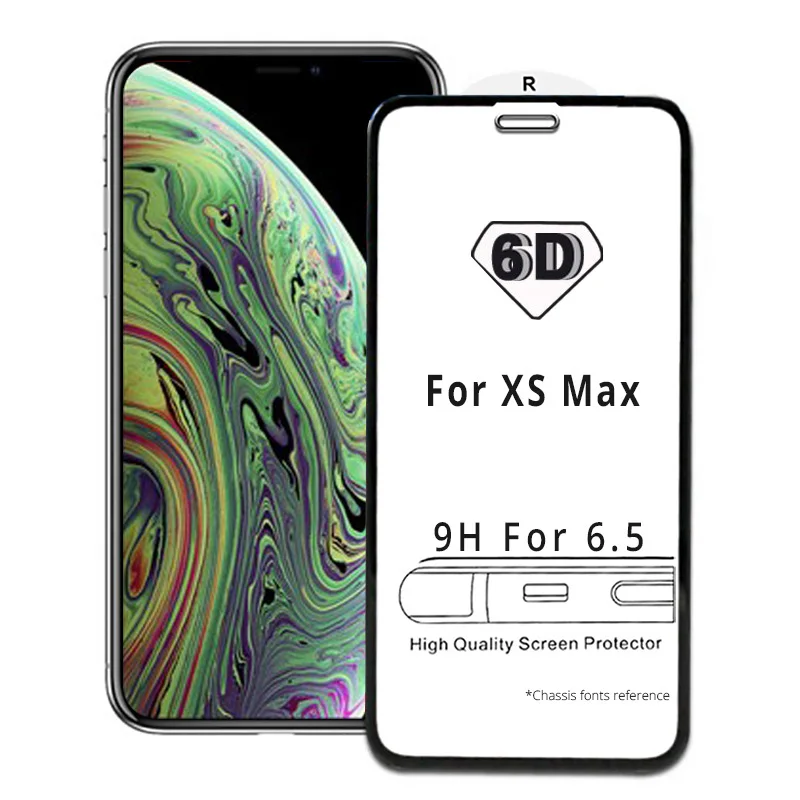 9D закаленное стекло для iPhone 7 8 Plus 6s 6 X XR XS 11 Pro Max Защитная пленка для экрана 6D полное покрытие клей стеклянная пленка